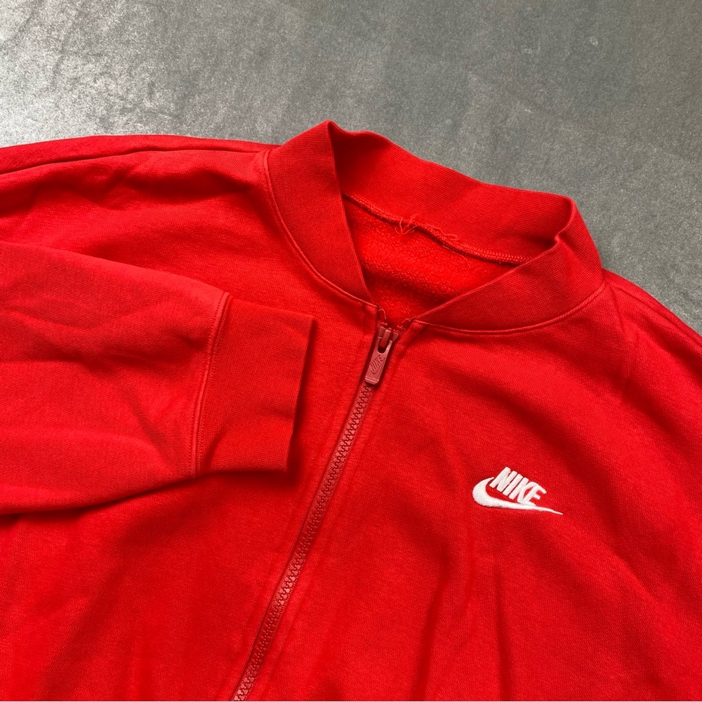 Nike Women's Sportswear Club Fleece Oversized Cropped Full-Zip Jacket Sz XL‎